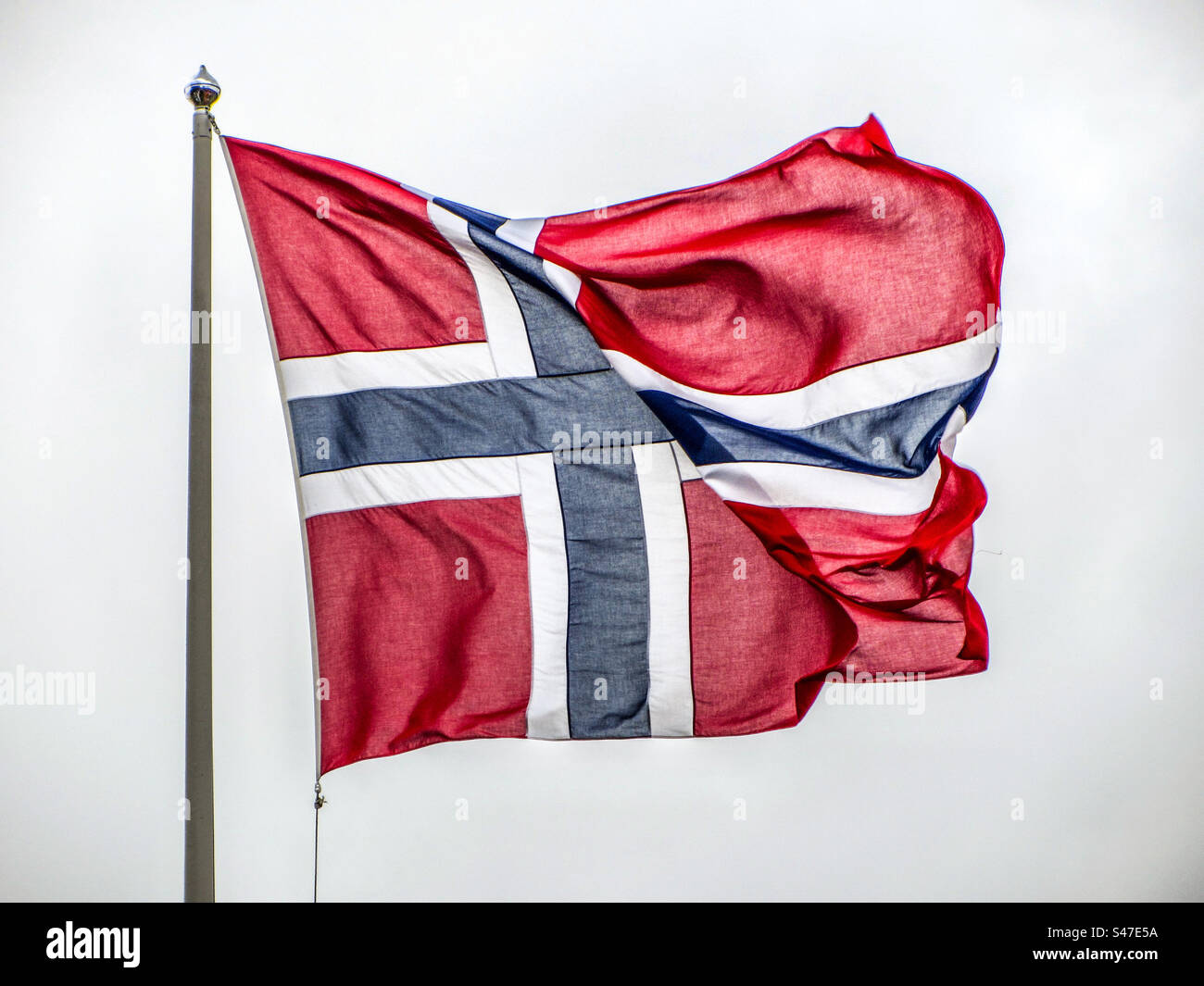 Flag of Norway Stock Photo - Alamy
