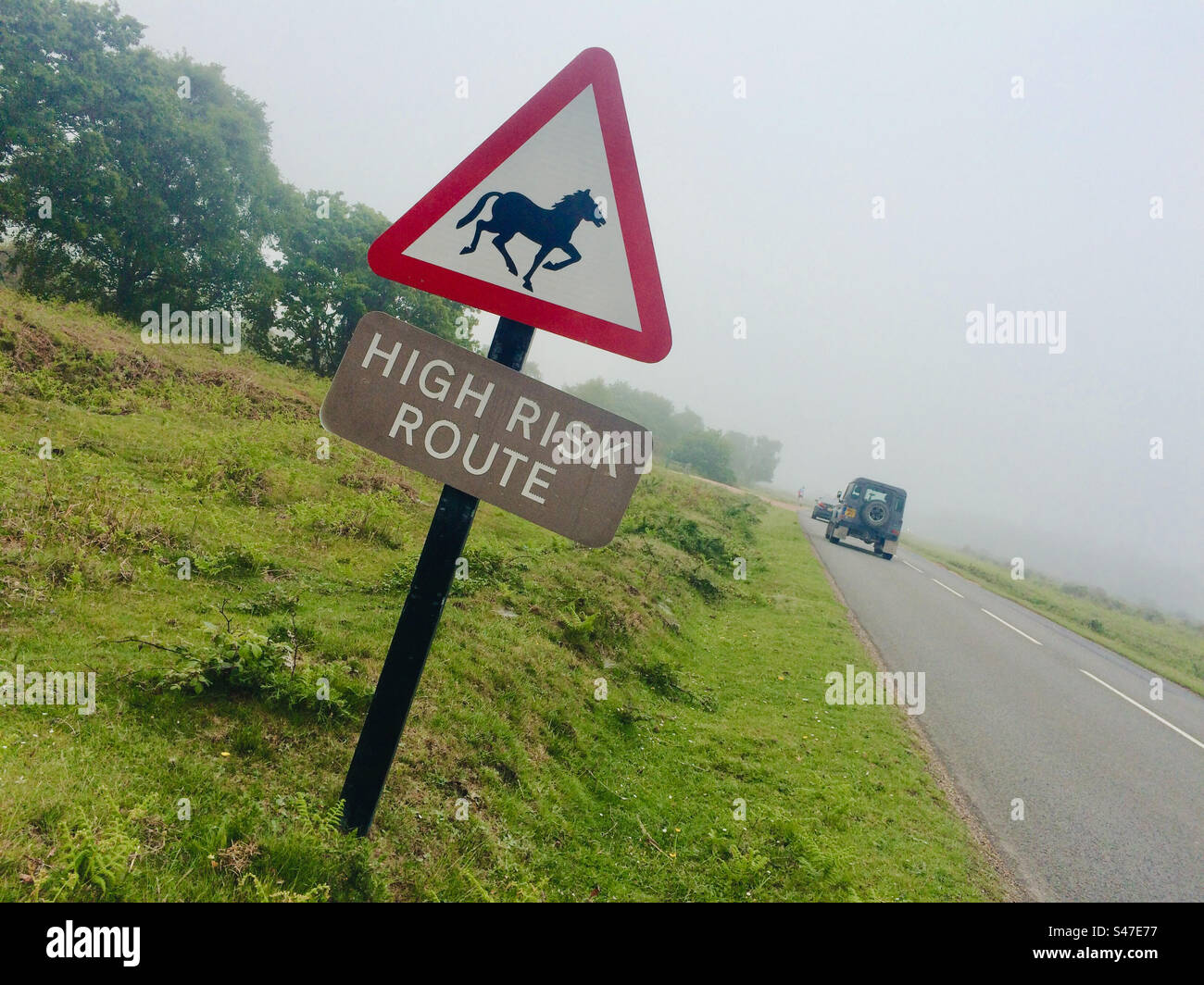 Road Sign - Smartphone Captured Stock Image