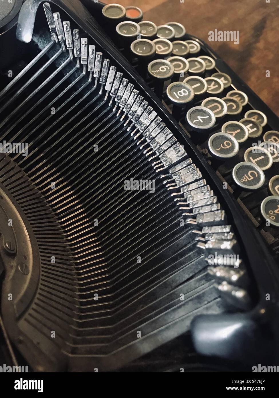 Old typewriter - Smartphone Captured Stock Image