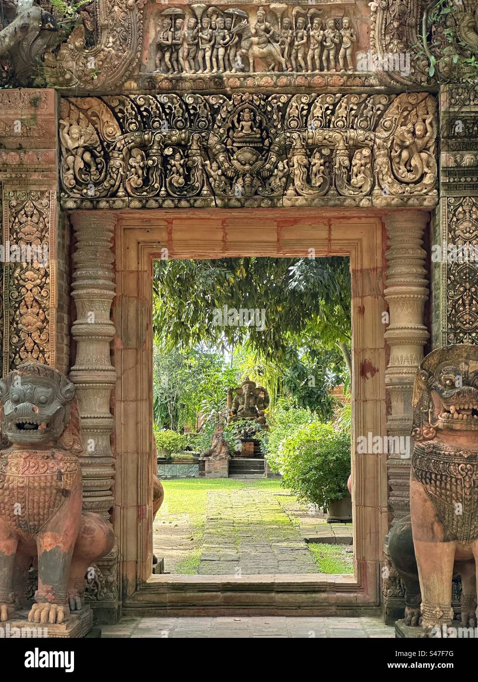 Enchanting entrance - Smartphone Captured Stock Image