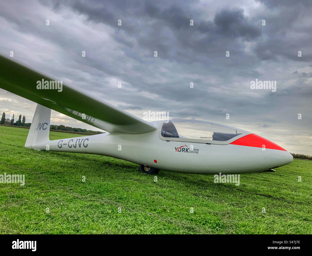 SZD51 Junior glider at York Gliding Centre Stock Photo Alamy