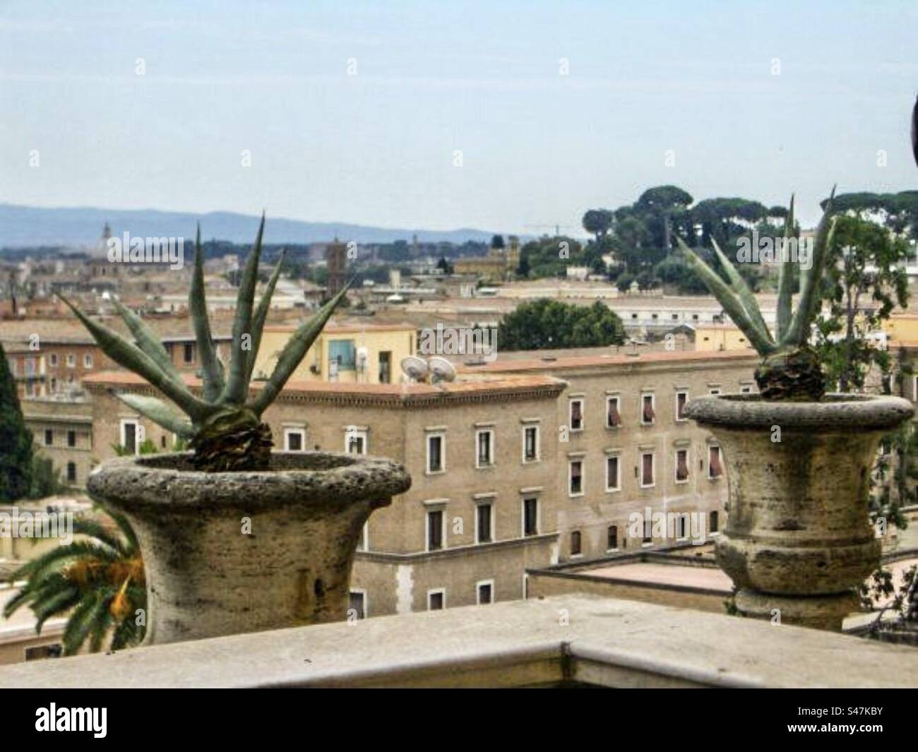 Balcony View - Smartphone Captured Stock Image