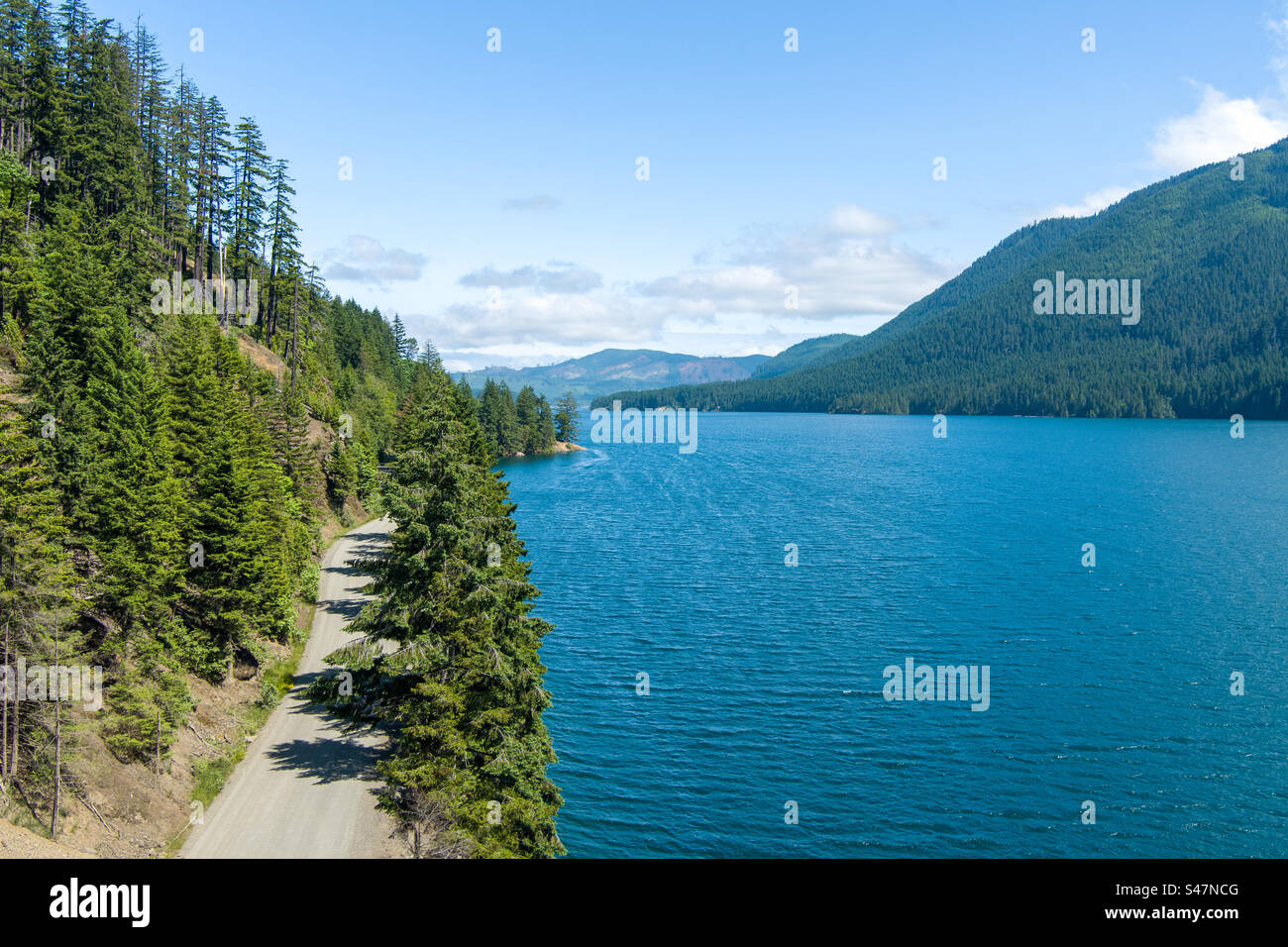Lake Cushman in Washington State - Smartphone Captured Stock Image
