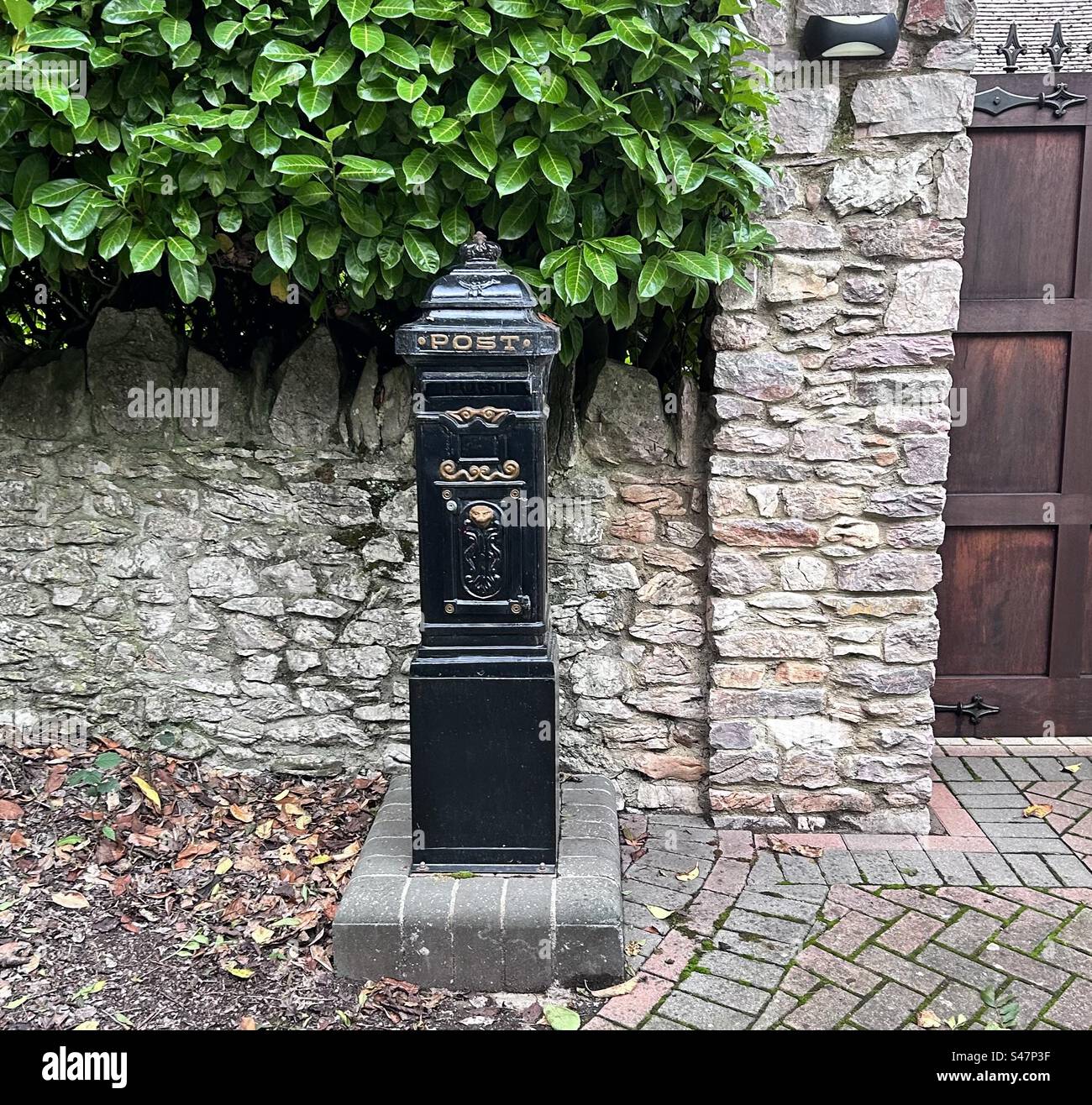 Antique postbox - Smartphone Captured Stock Image