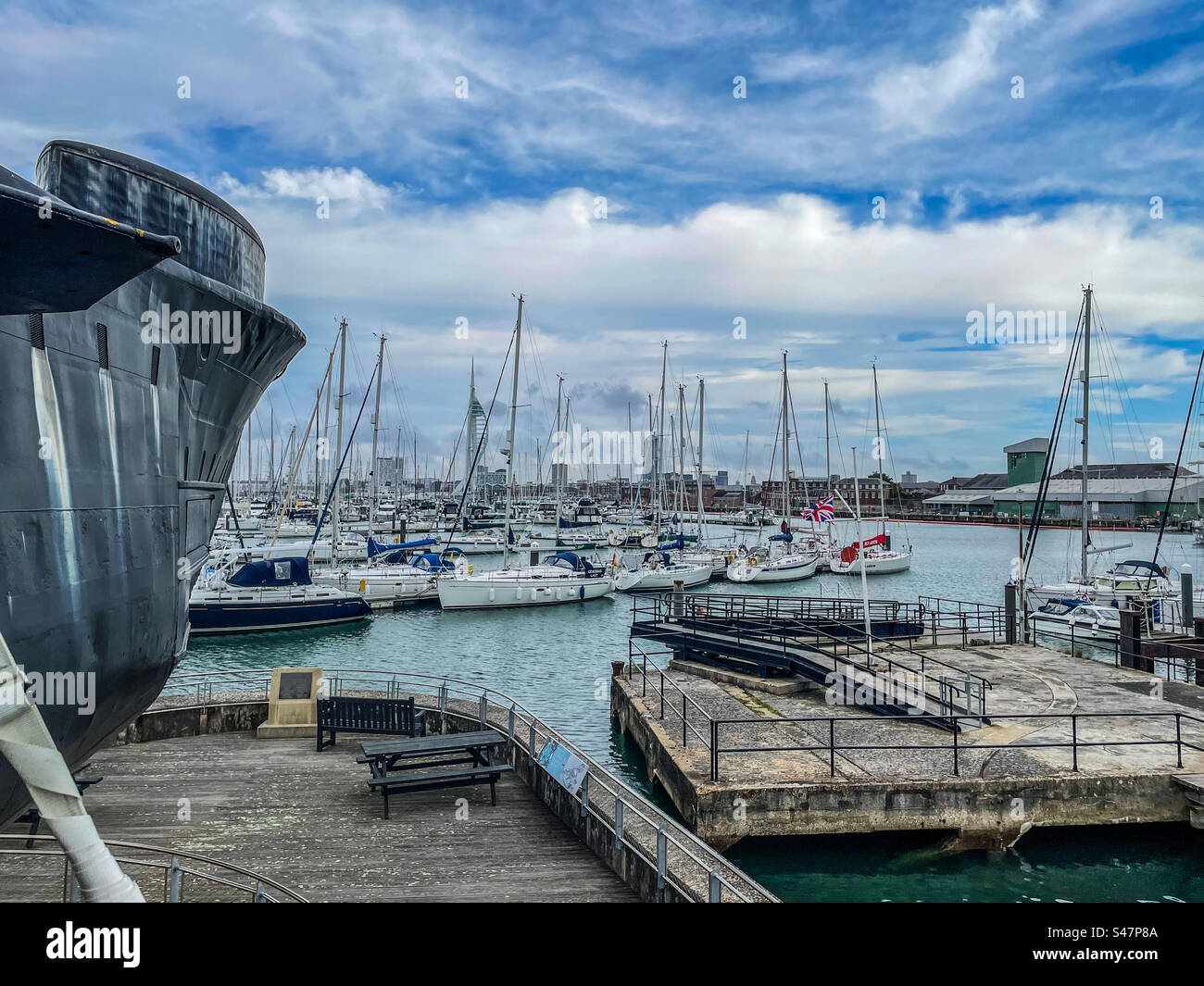 Gosport, Hampshire - Smartphone Captured Stock Image