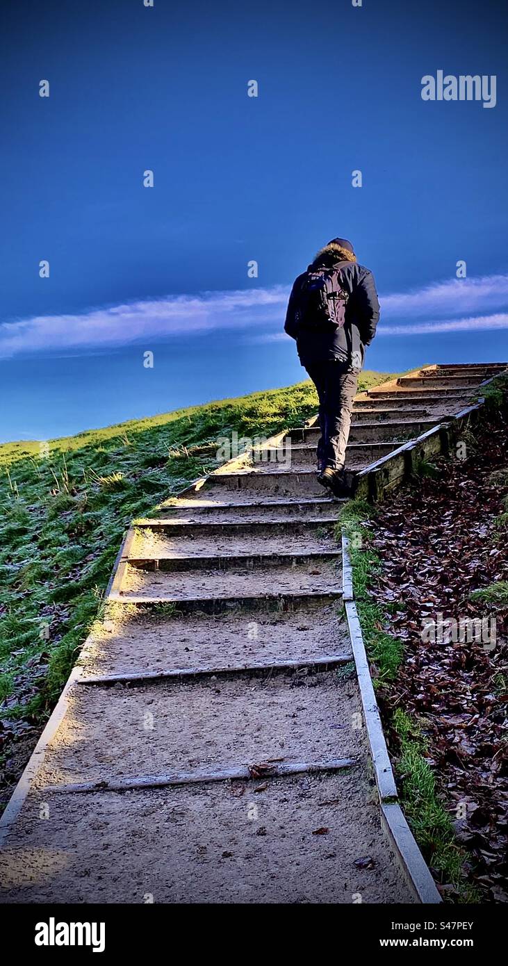 This way to Heaven - Smartphone Captured Stock Image