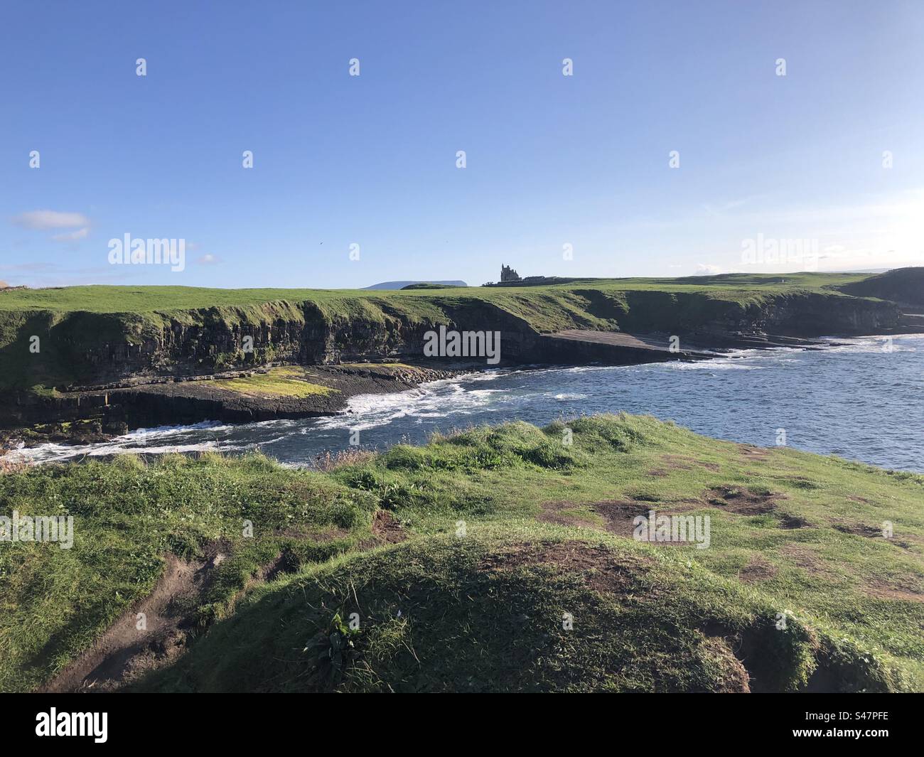Tranquil picturesque landscape in Ireland. - Smartphone Captured Stock Image