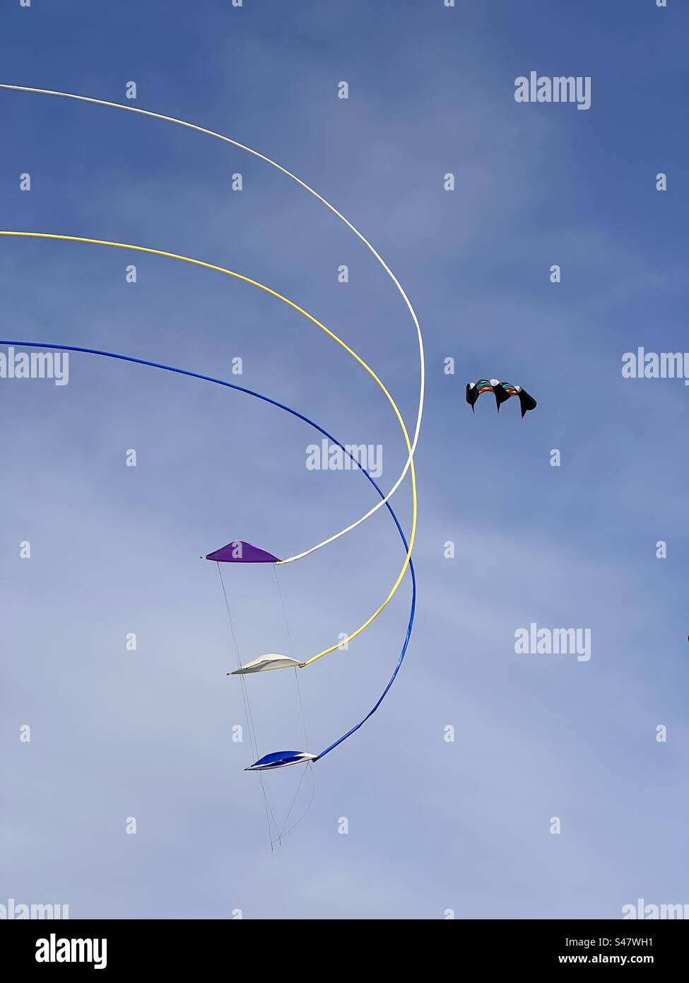 Kite flying Stock Photo