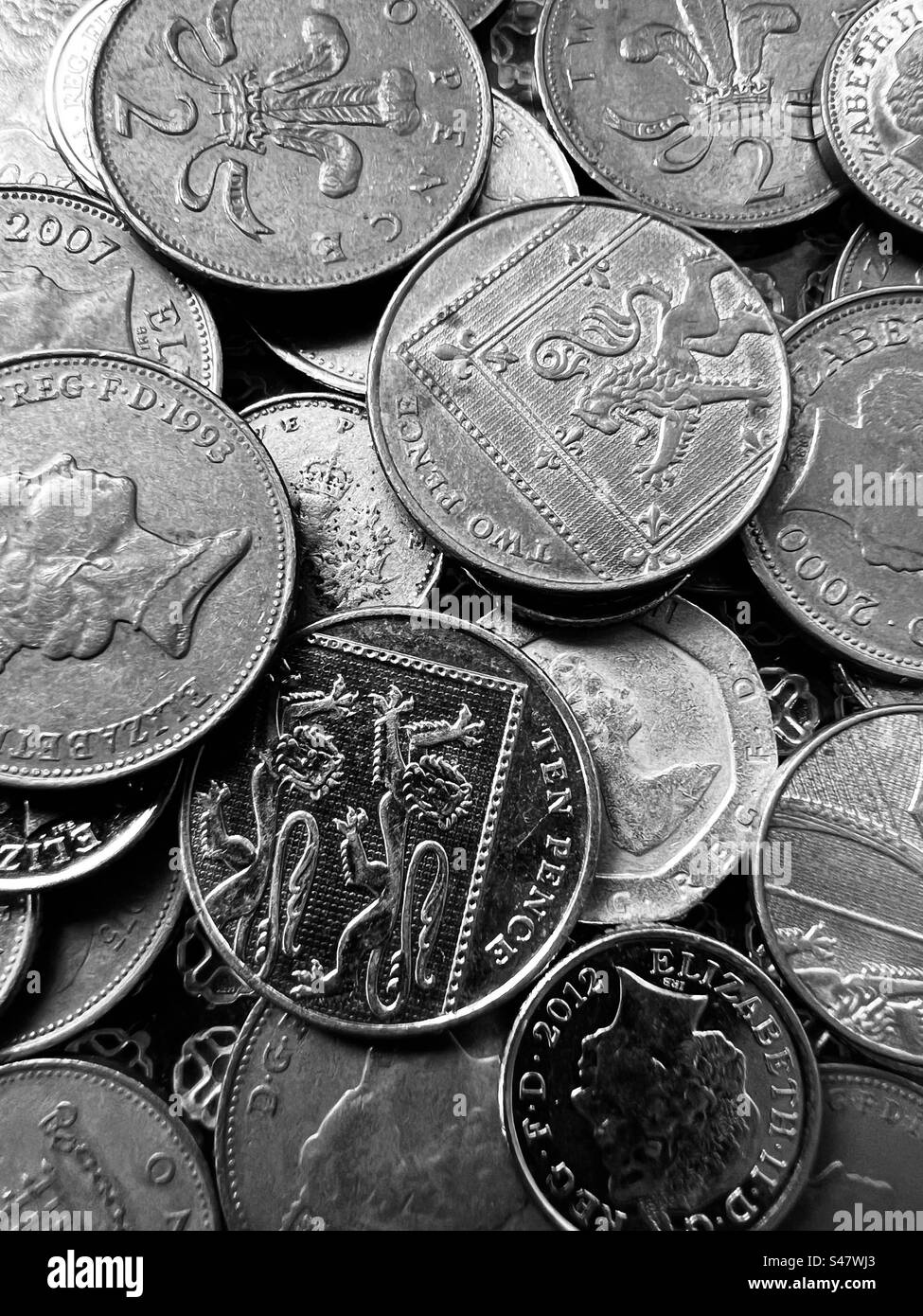 British money Black and White Stock Photos & Images - Alamy