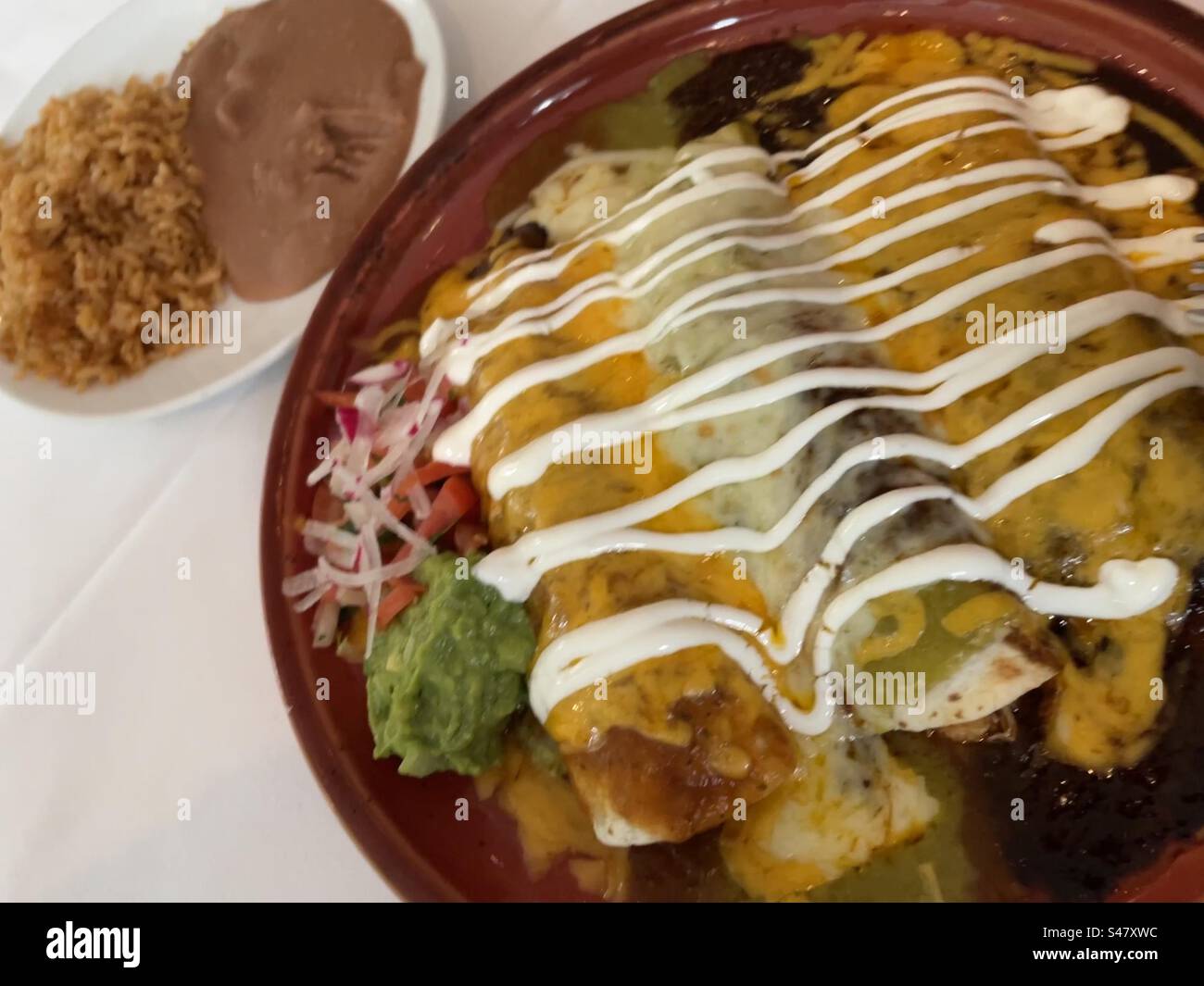 Enchilada entree hires stock photography and images Alamy