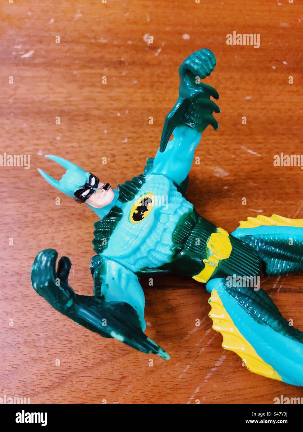 Batman action figure - Smartphone Captured Stock Image