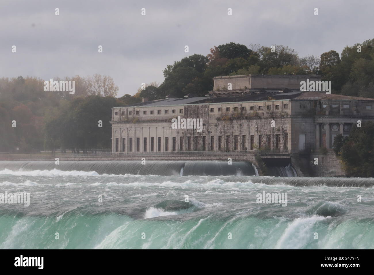 Niagara Old Hydro - Smartphone Captured Stock Image