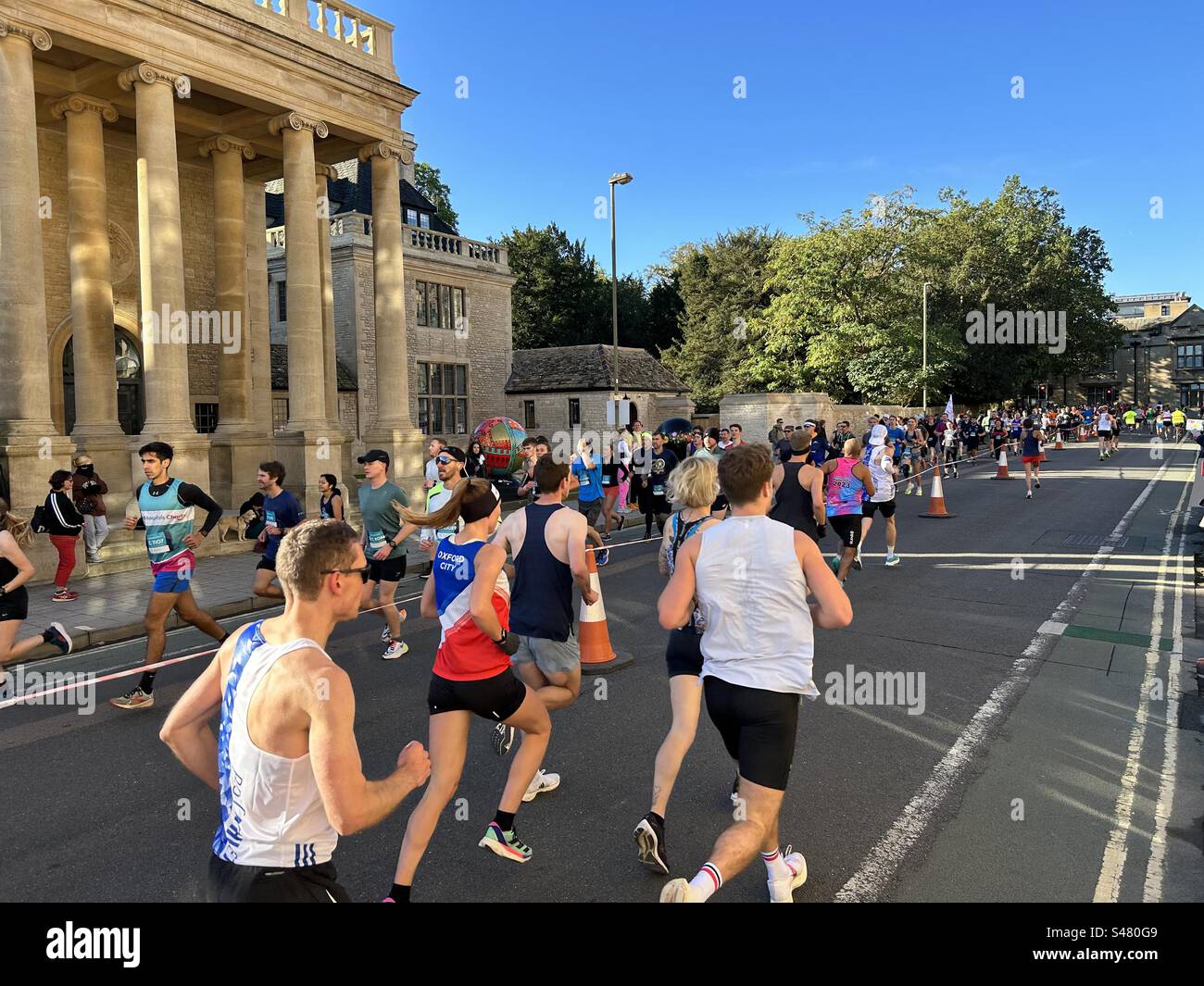 Oxford Half Marathon, 15th October 2023. Oxford, England, UK Stock