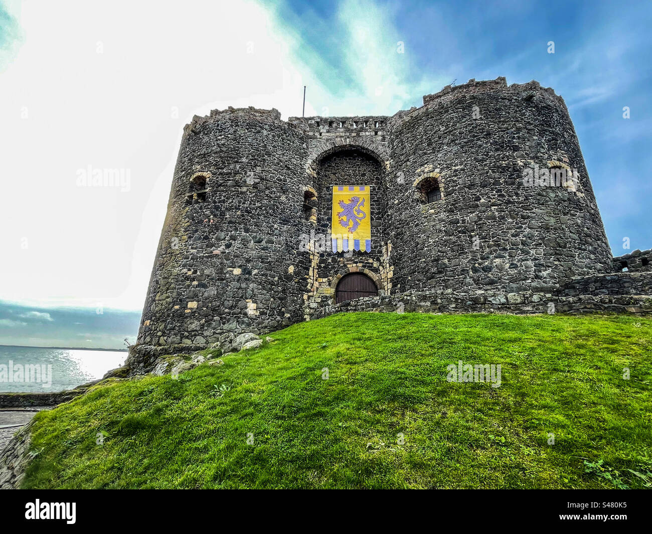 Carrickfergus castle, Northern Ireland Stock Photo