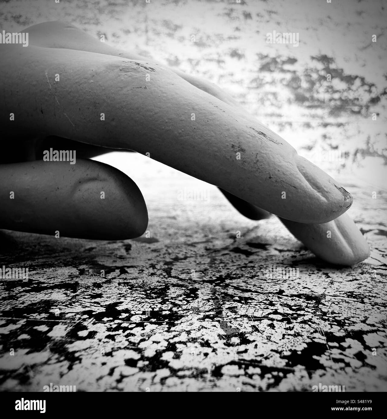 Mannequin hand - Smartphone Captured Stock Image