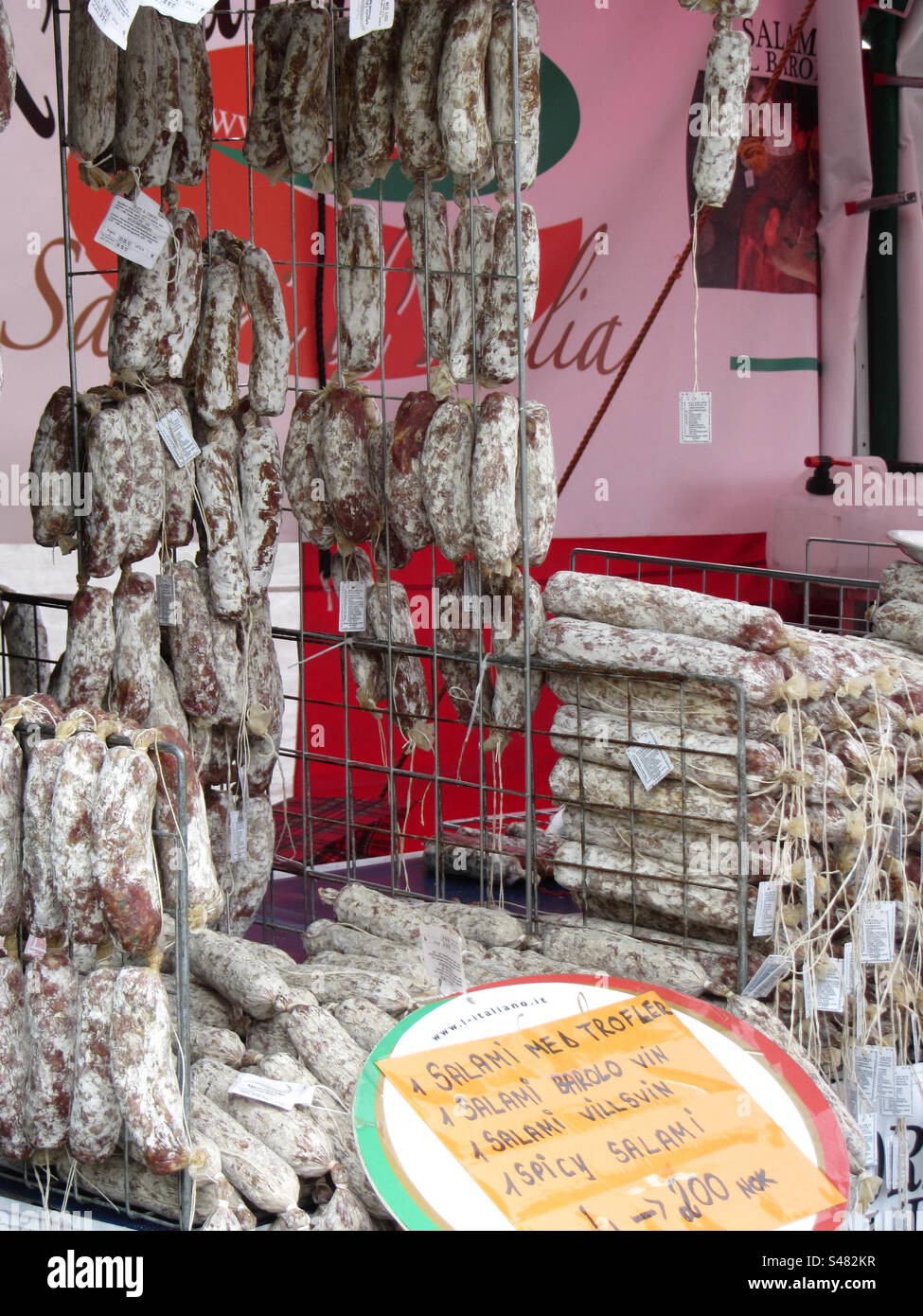 Market Stall - Smartphone Captured Stock Image