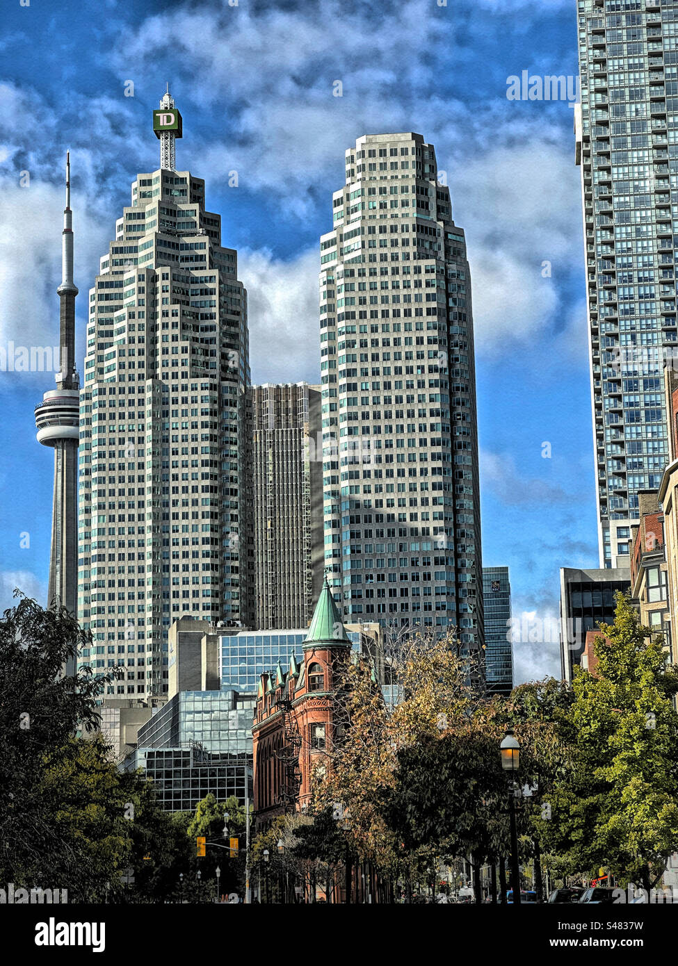 Old and New downtown Toronto Stock Photo - Alamy