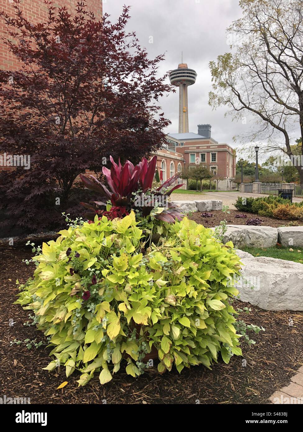Niagara Falls, Canada - Skylon Tower. Stock Photo