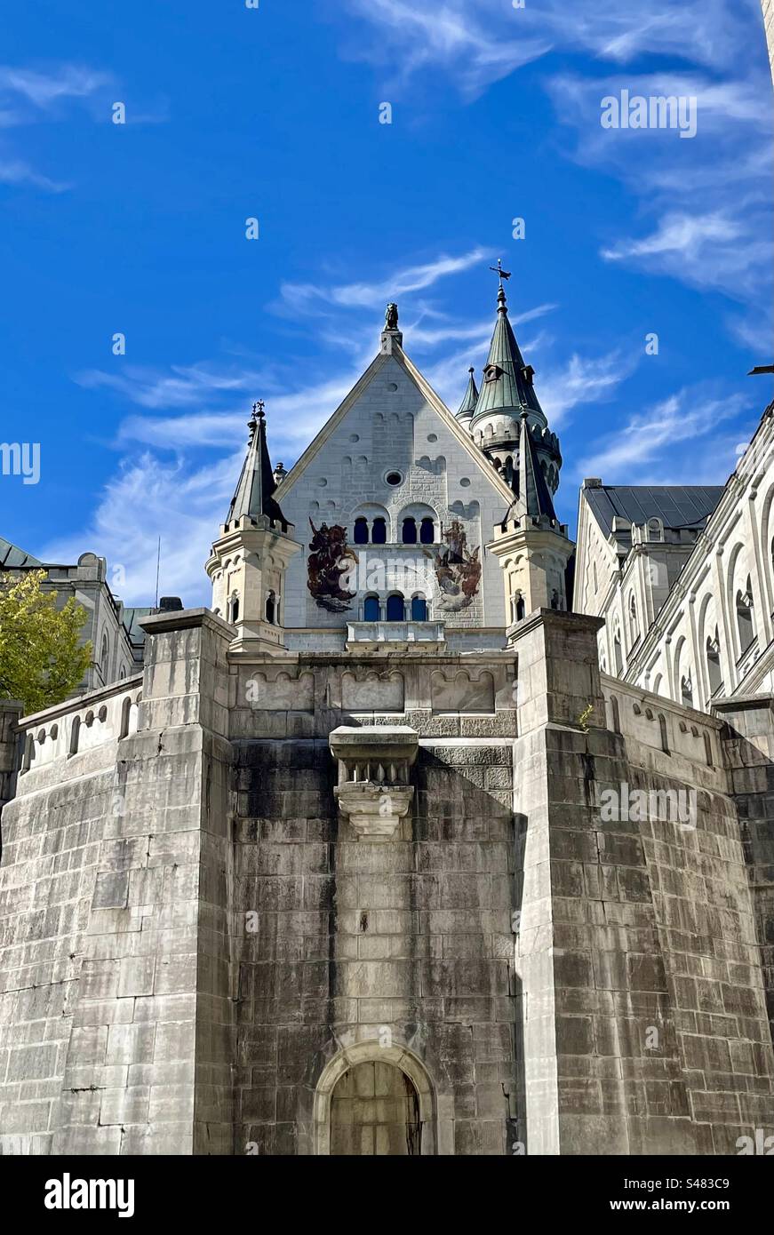 neuschwanstein castle - Smartphone Captured Stock Image