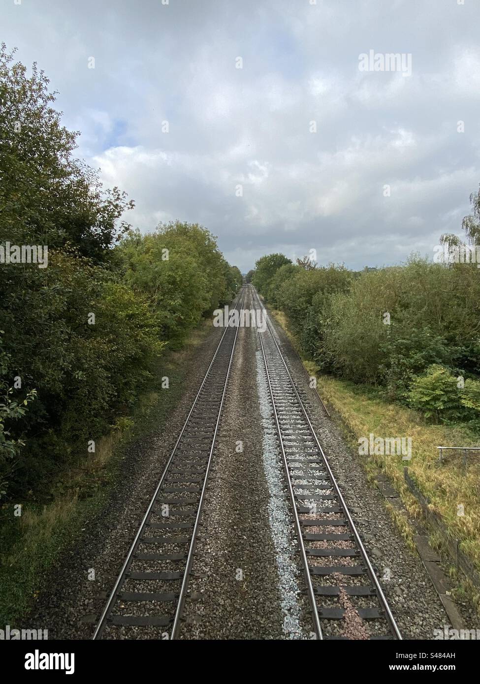 Railway Lines Stock Photo