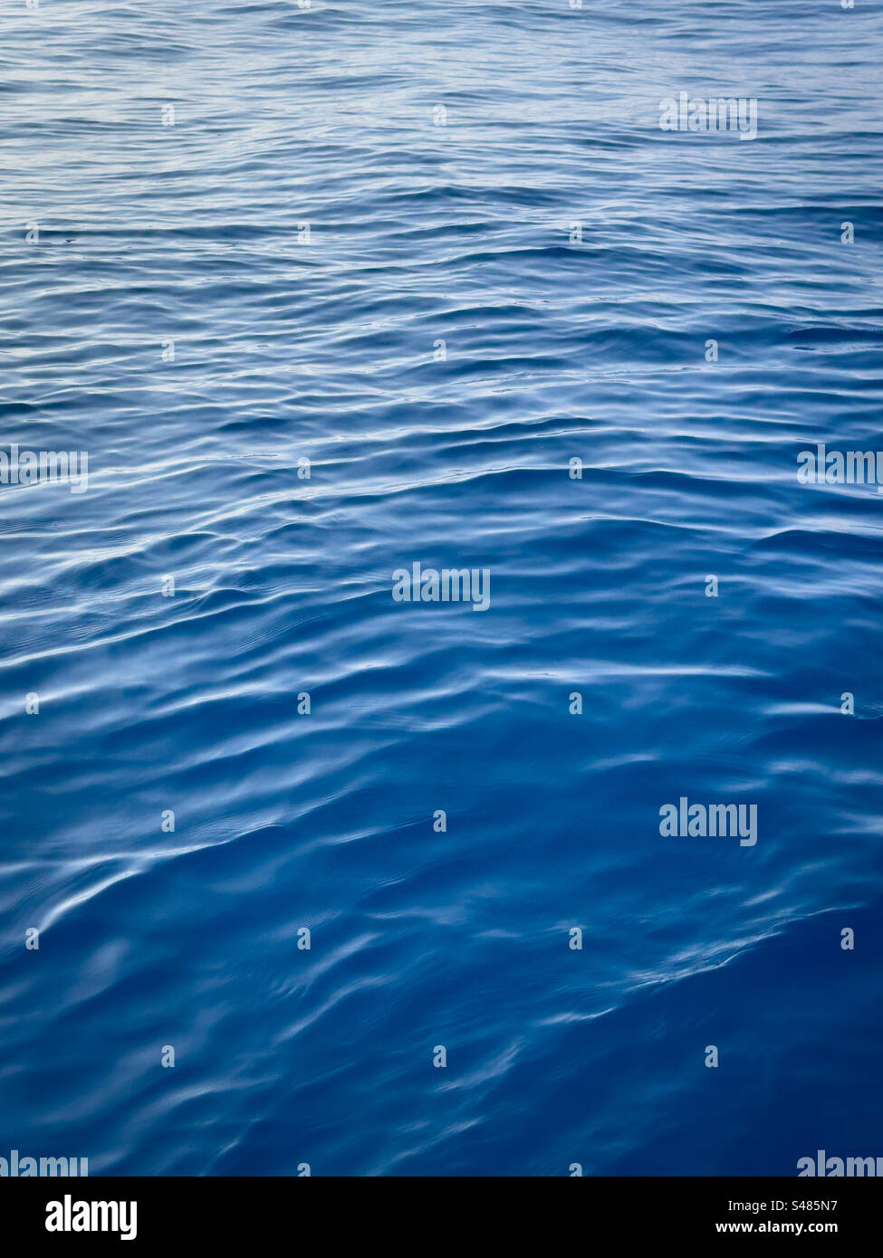 Beautiful blue waters off the coast of Capri: Phillip Roberts - Smartphone Captured Stock Image