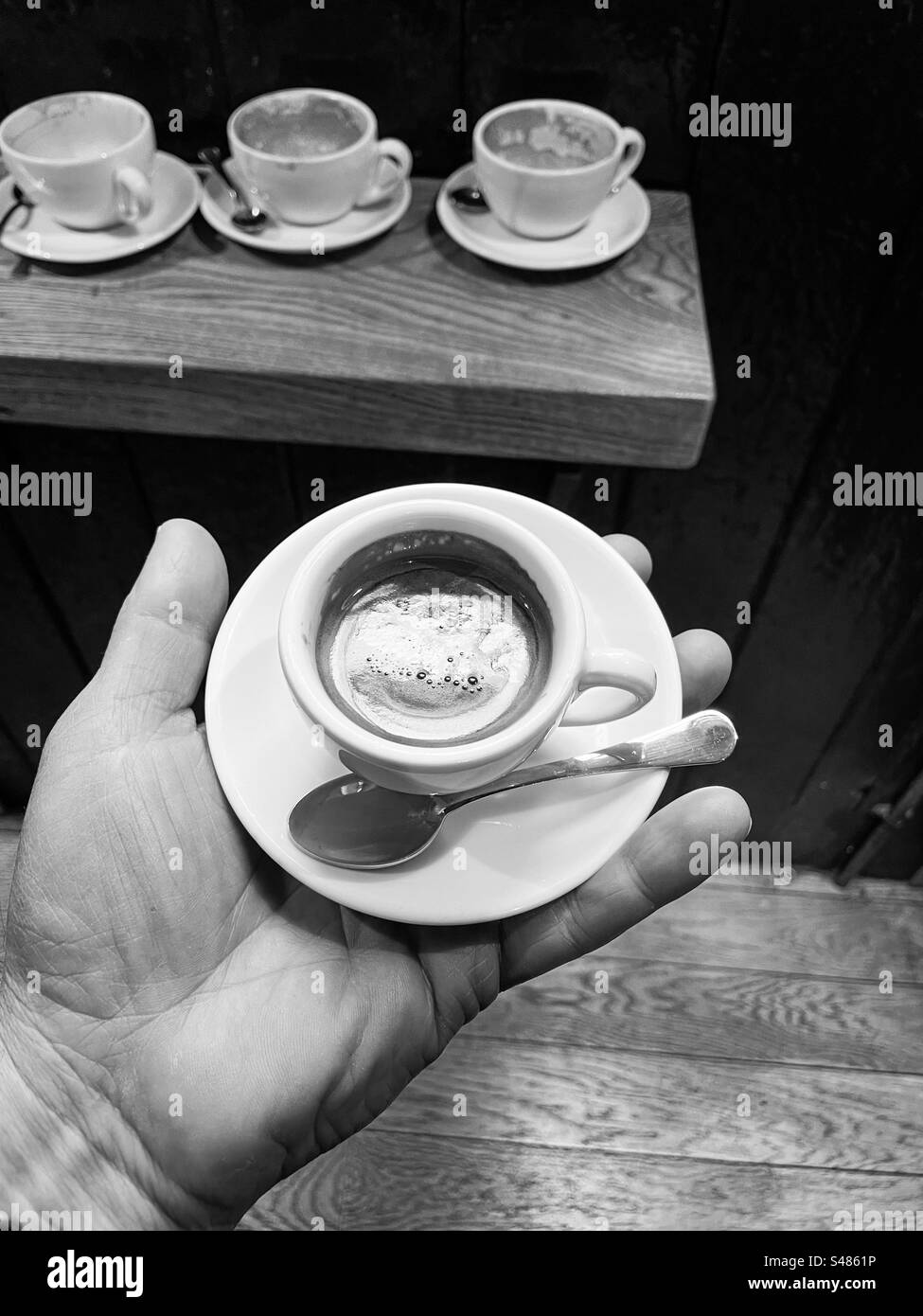 Espresso shot - Smartphone Captured Stock Image