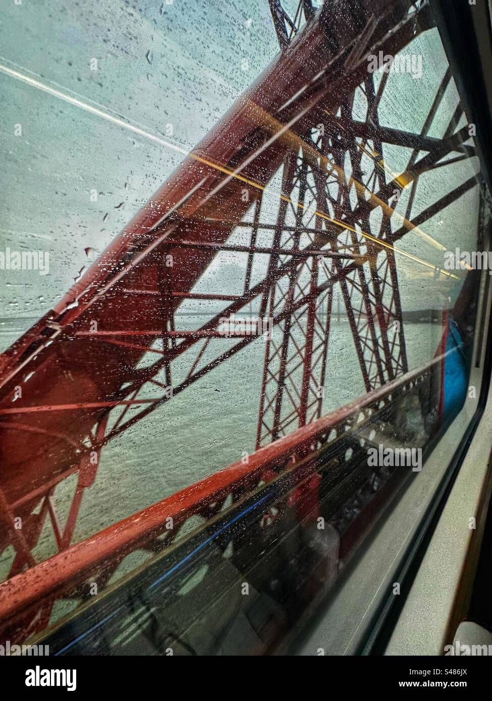 Forth railway bridge - Smartphone Captured Stock Image