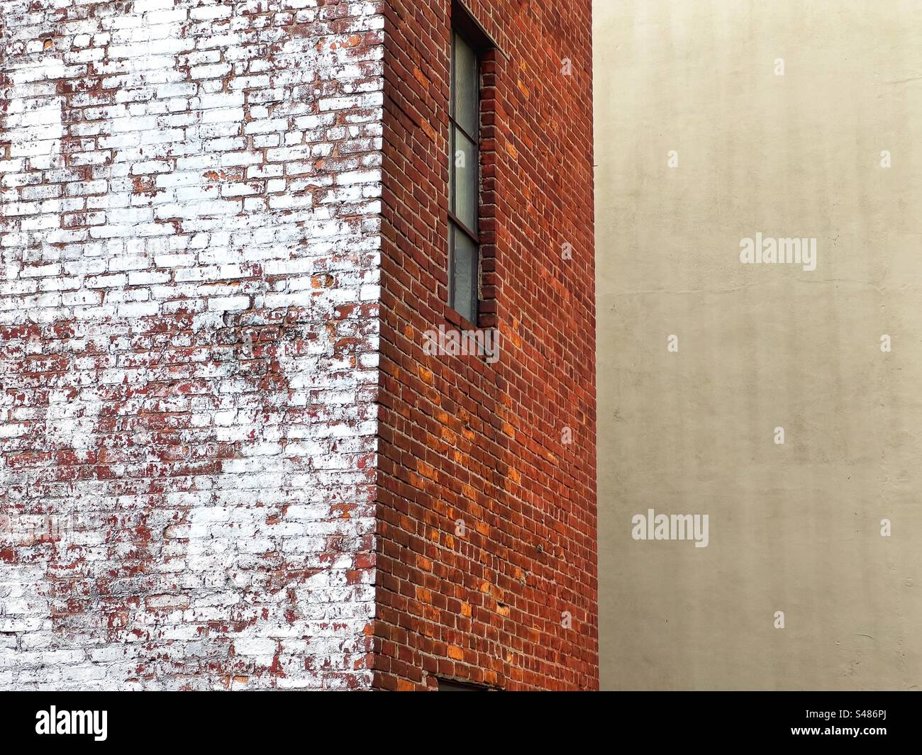 Wall textures from High Line garden in New York - Smartphone Captured Stock Image