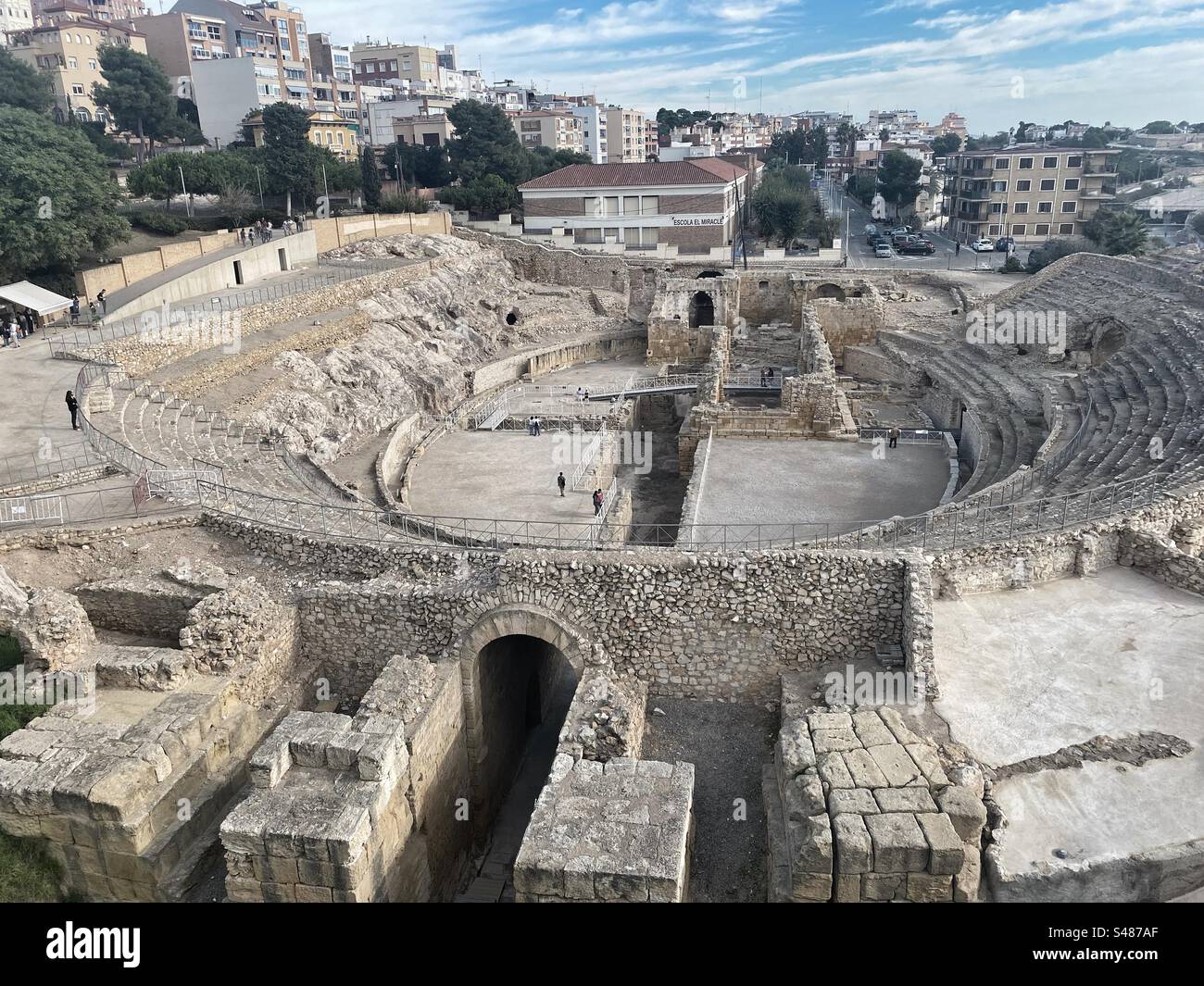 Amfiteatre de Tarragona - Smartphone Captured Stock Image