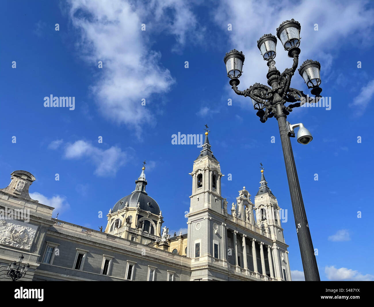 Almudena cathedral. Madrid, Spain. - Smartphone Captured Stock Image