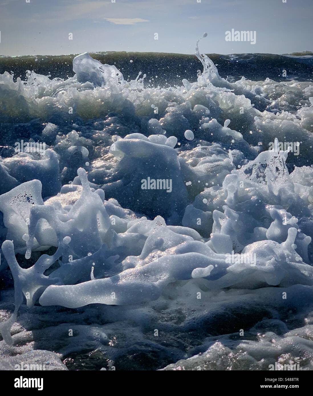 Blue Heaven - Smartphone Captured Stock Image