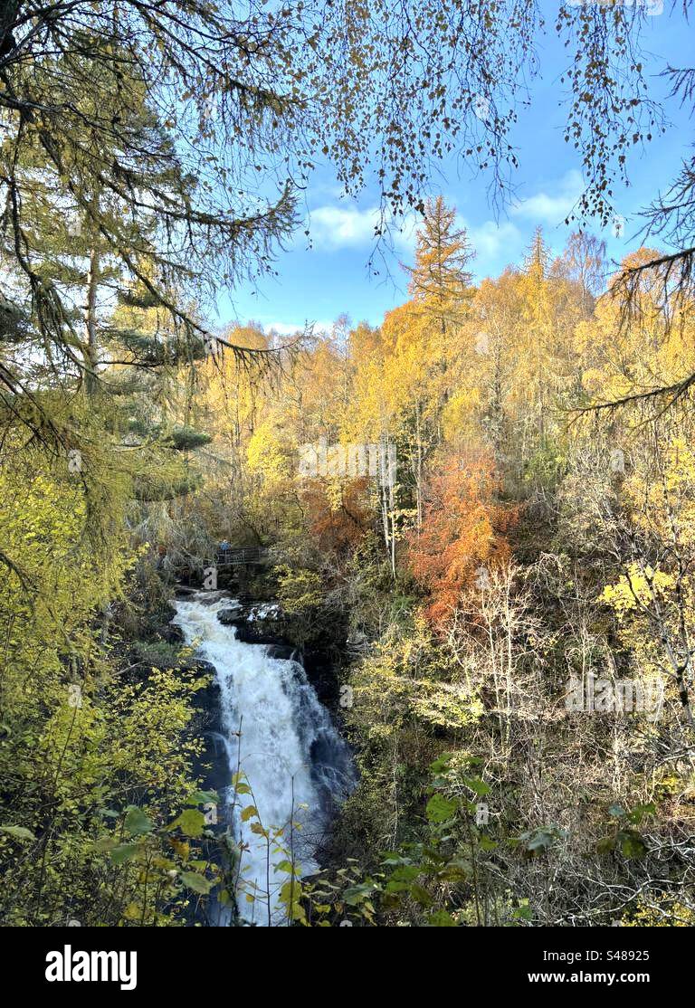 Scotland waterfall - Smartphone Captured Stock Image