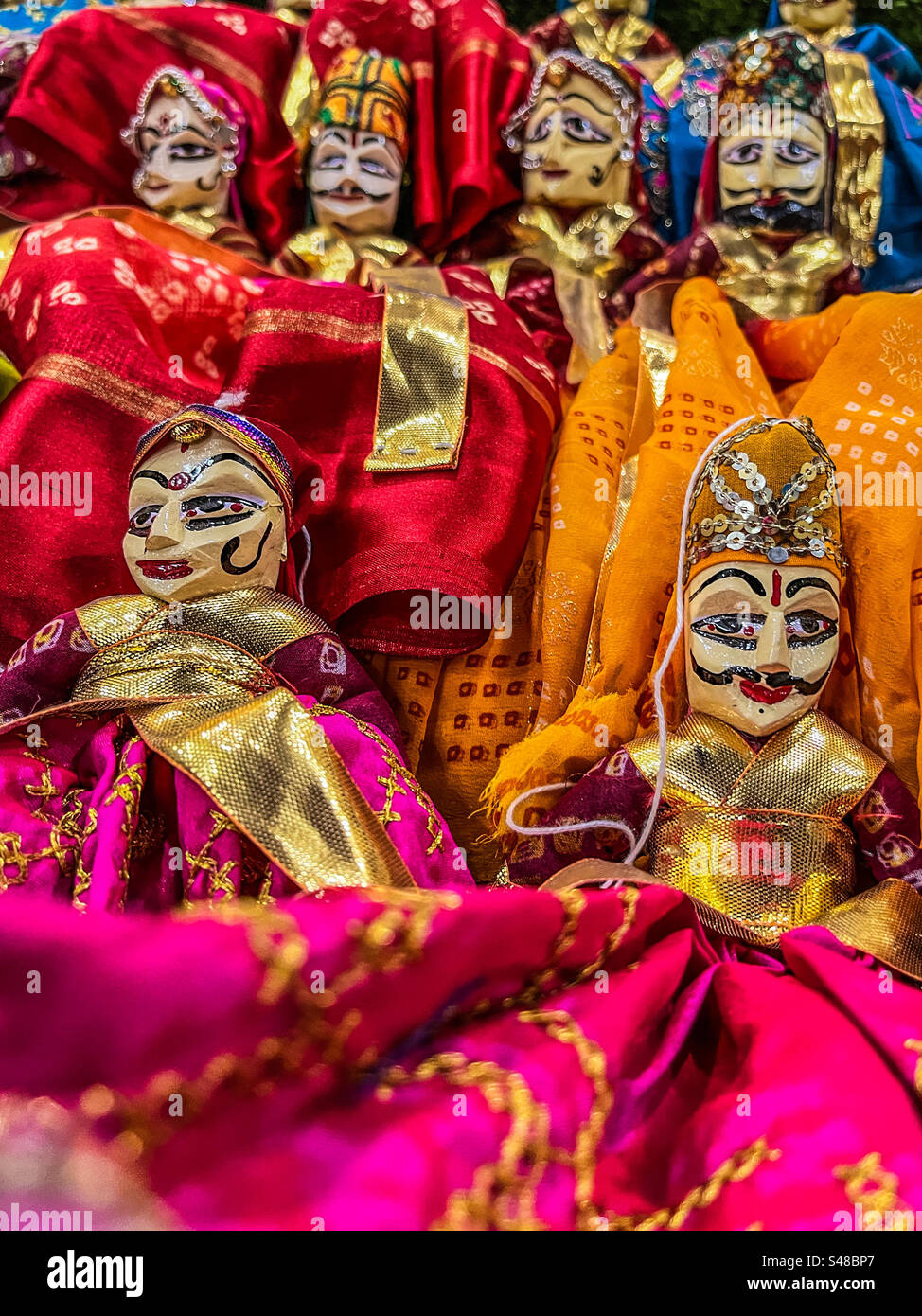 Puppets in Rajasthan - Smartphone Captured Stock Image