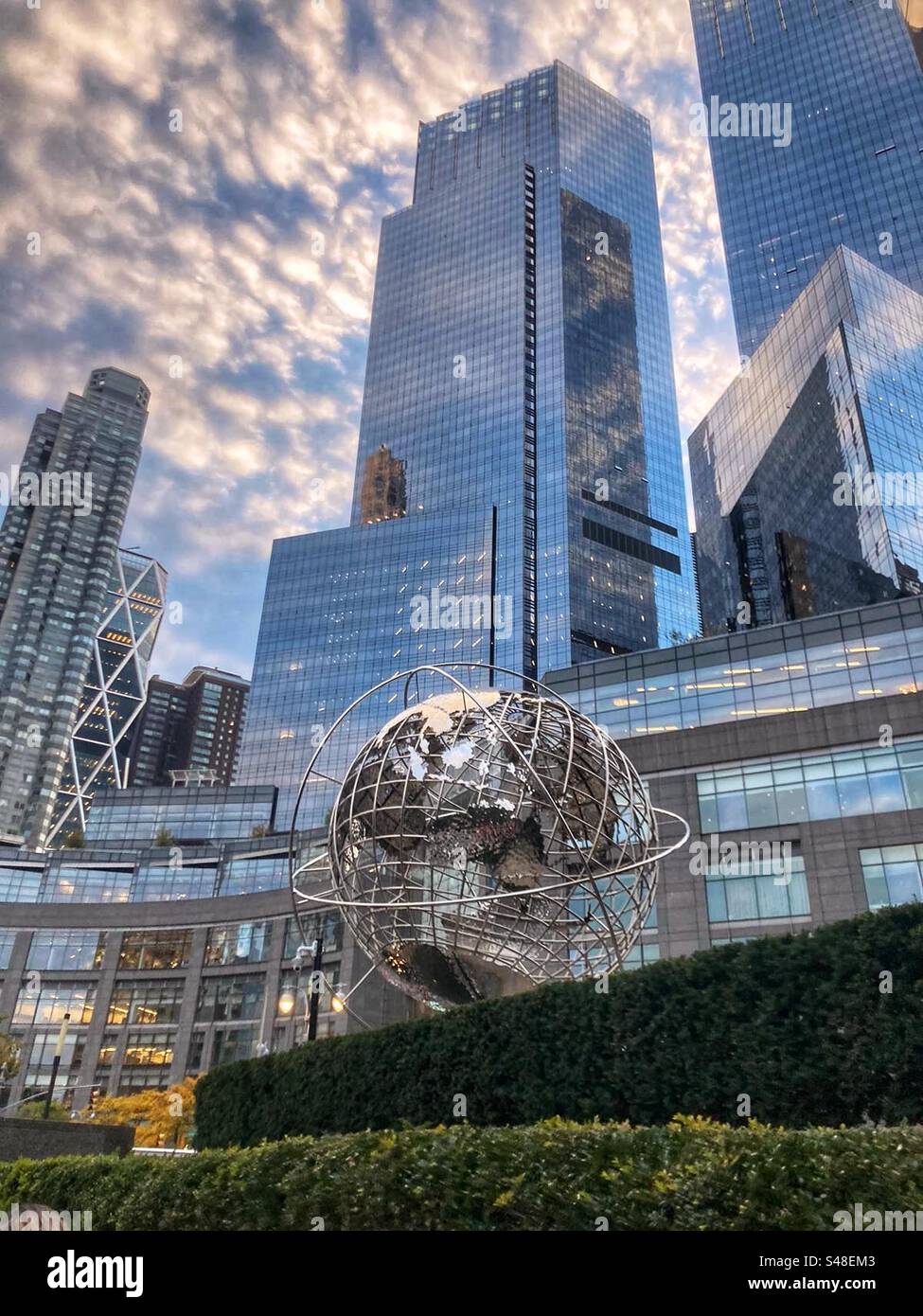 Columbus Circle, New York City, United States of America. - Smartphone Captured Stock Image