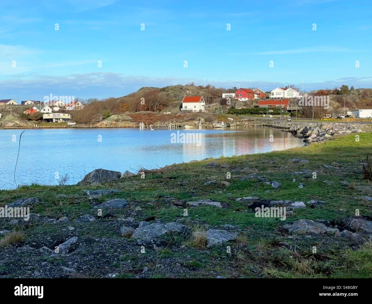 Donsö in the southern Archipelago near Gothenburg, Sweden. - Smartphone Captured Stock Image