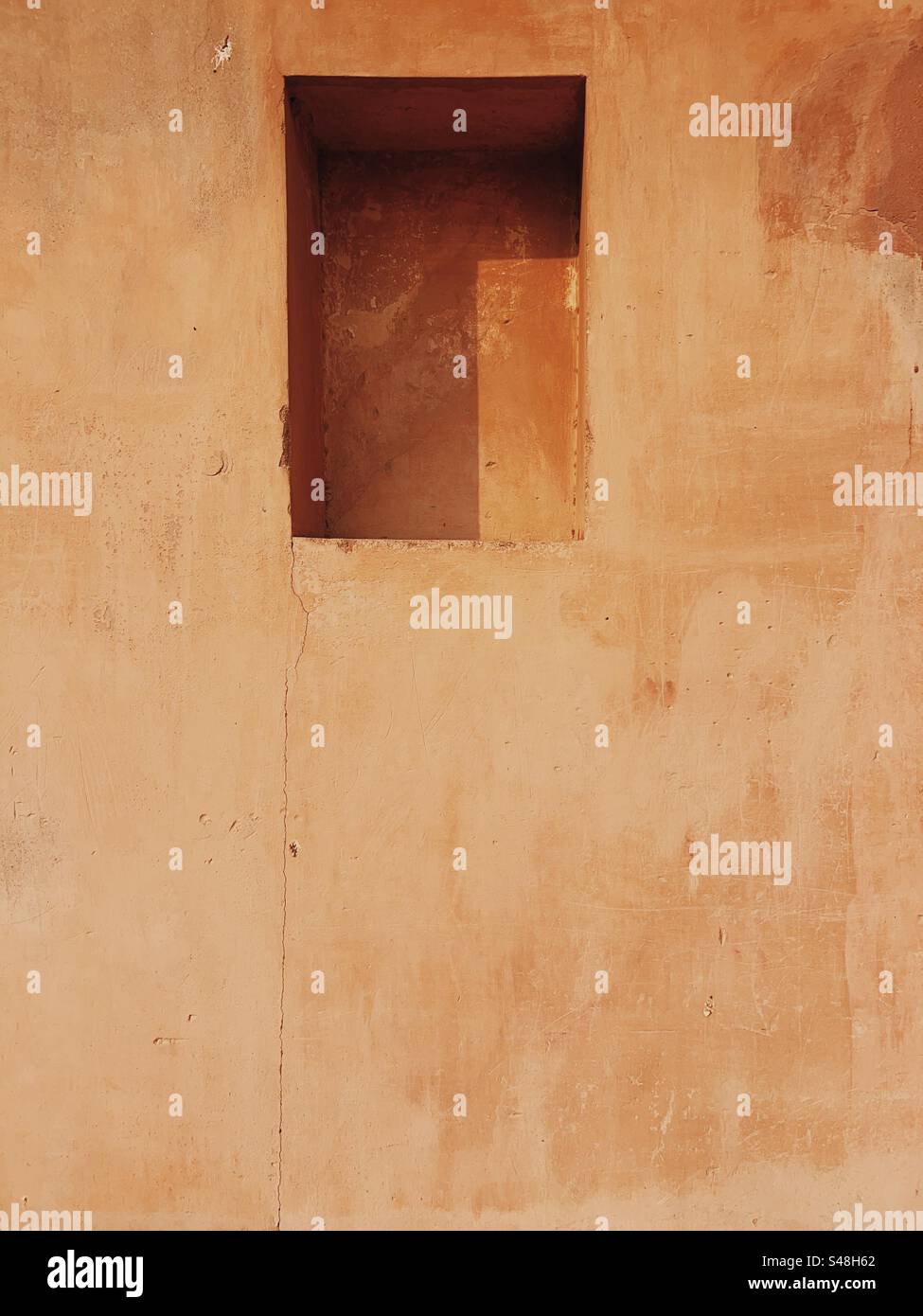 Design details of architectural marvel, Emperor Akbar’s palace at Fatehpur Sikri, a UNESCO World Heritage Site in India - Smartphone Captured Stock Image