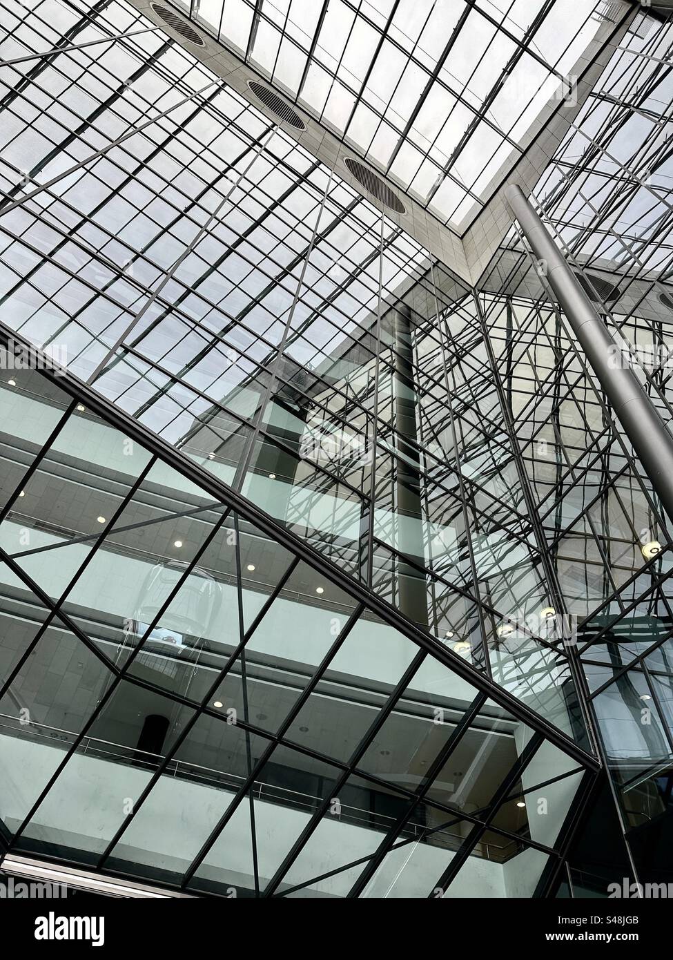 Modern glass buildings - Smartphone Captured Stock Image