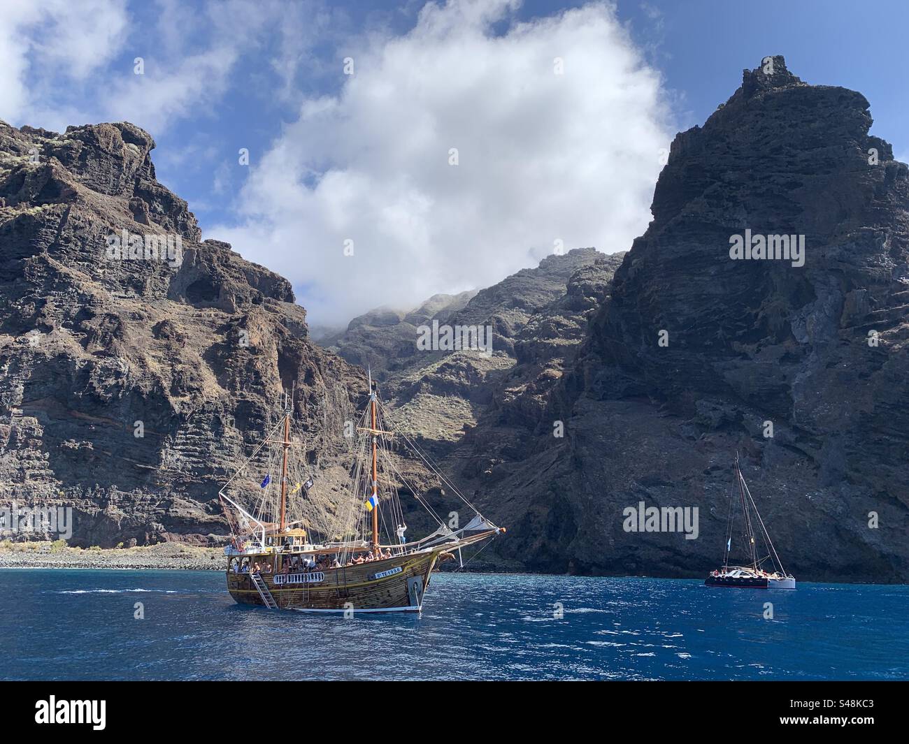 Los Gigantes cliffs in Tenerife Canary Islands Stock Photo