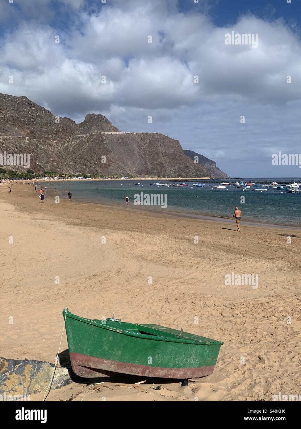 Teresitas beach in Tenerife Stock Photo