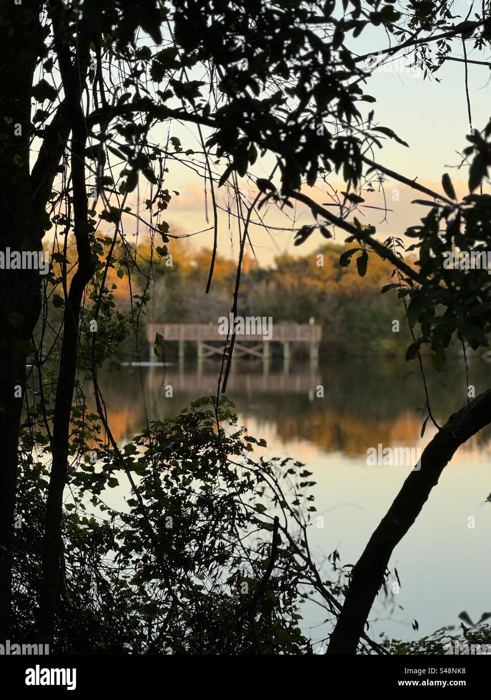 Bridge over troubled water Stock Photo