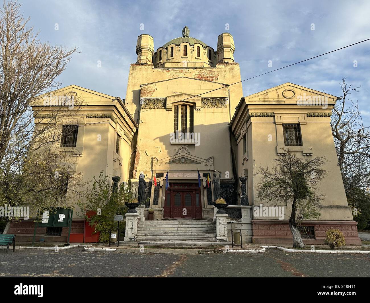 The Cenusa, Crematorium building in Bucharest, inaugurated on 25 January 1928 - Smartphone Captured Stock Image