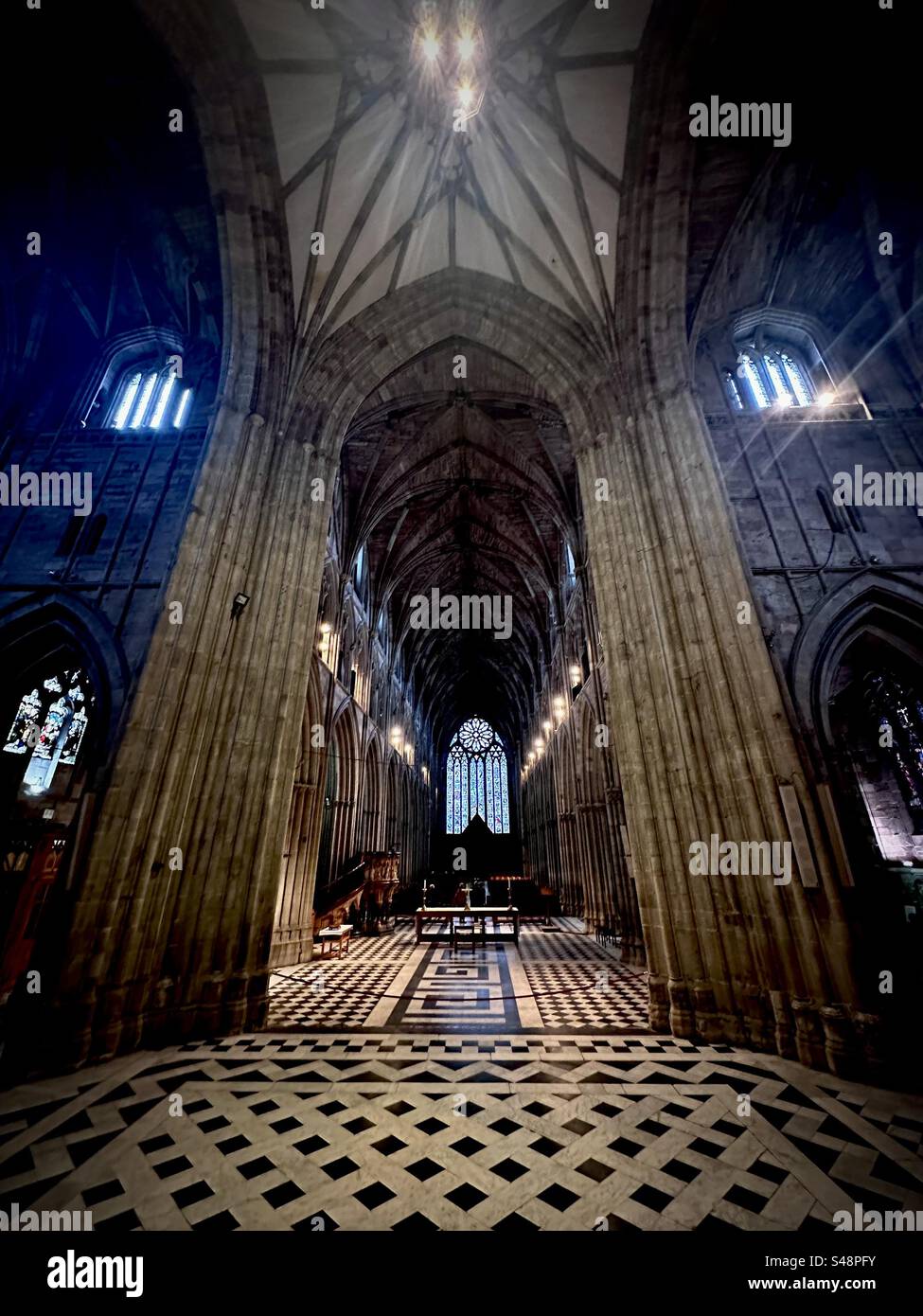 Worcester Cathedral - Smartphone Captured Stock Image