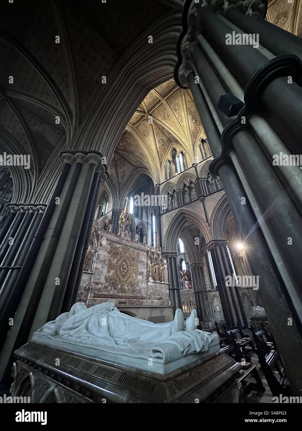 Worcester cathedral Stock Photo