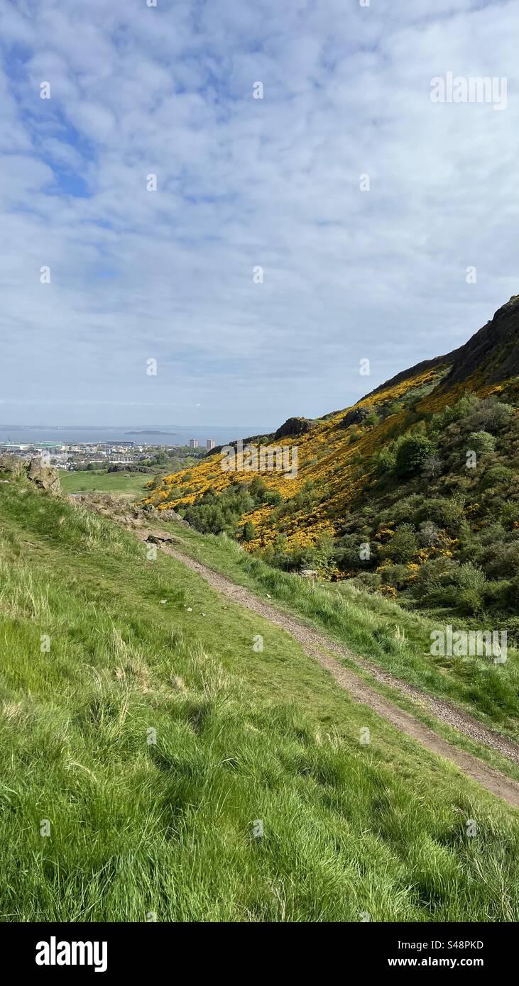 Hollyrood park, Edinburgh, Park, Trekking Stock Photo