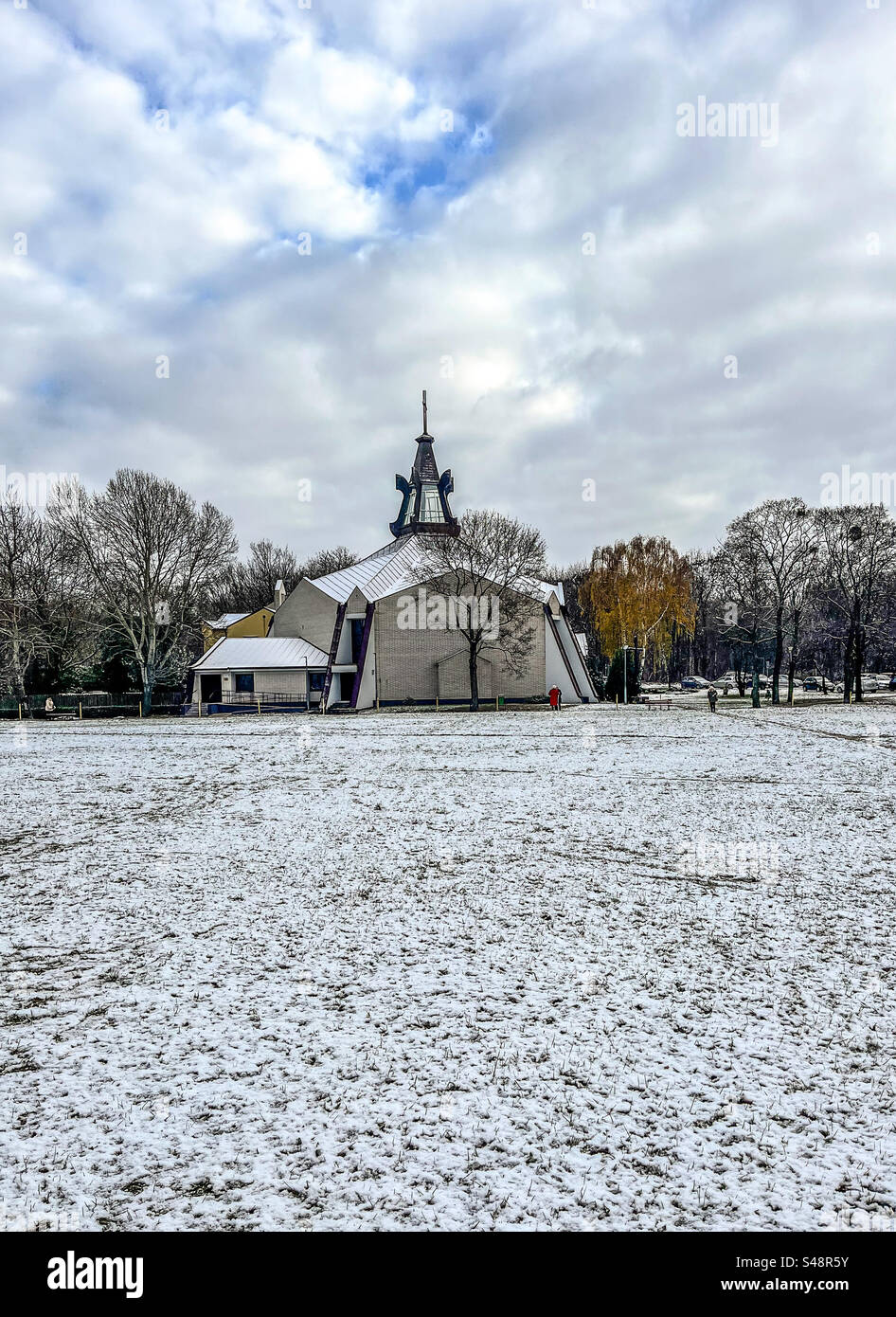 church in Poland - Smartphone Captured Stock Image