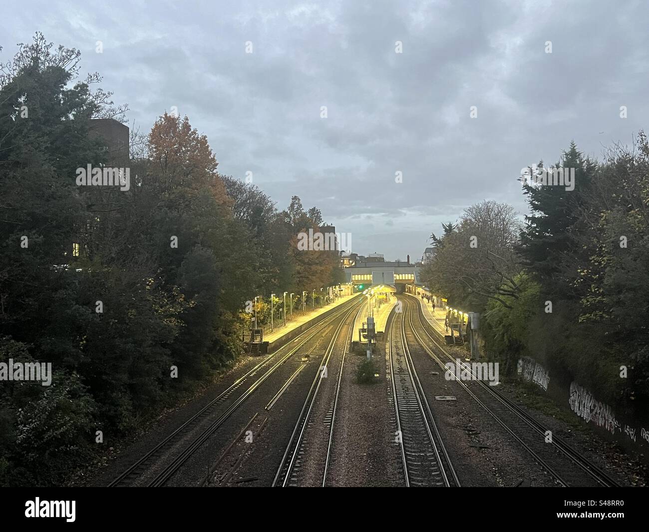 East Putney station, London Stock Photo Alamy