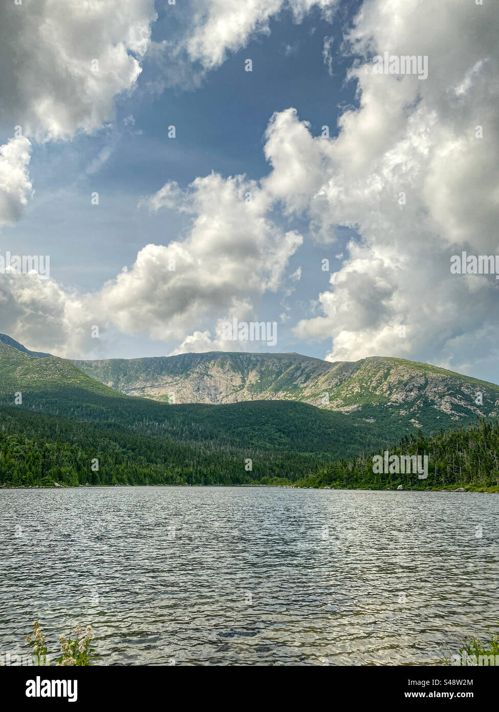 Mount katahdin in Maine Stock Photo Alamy