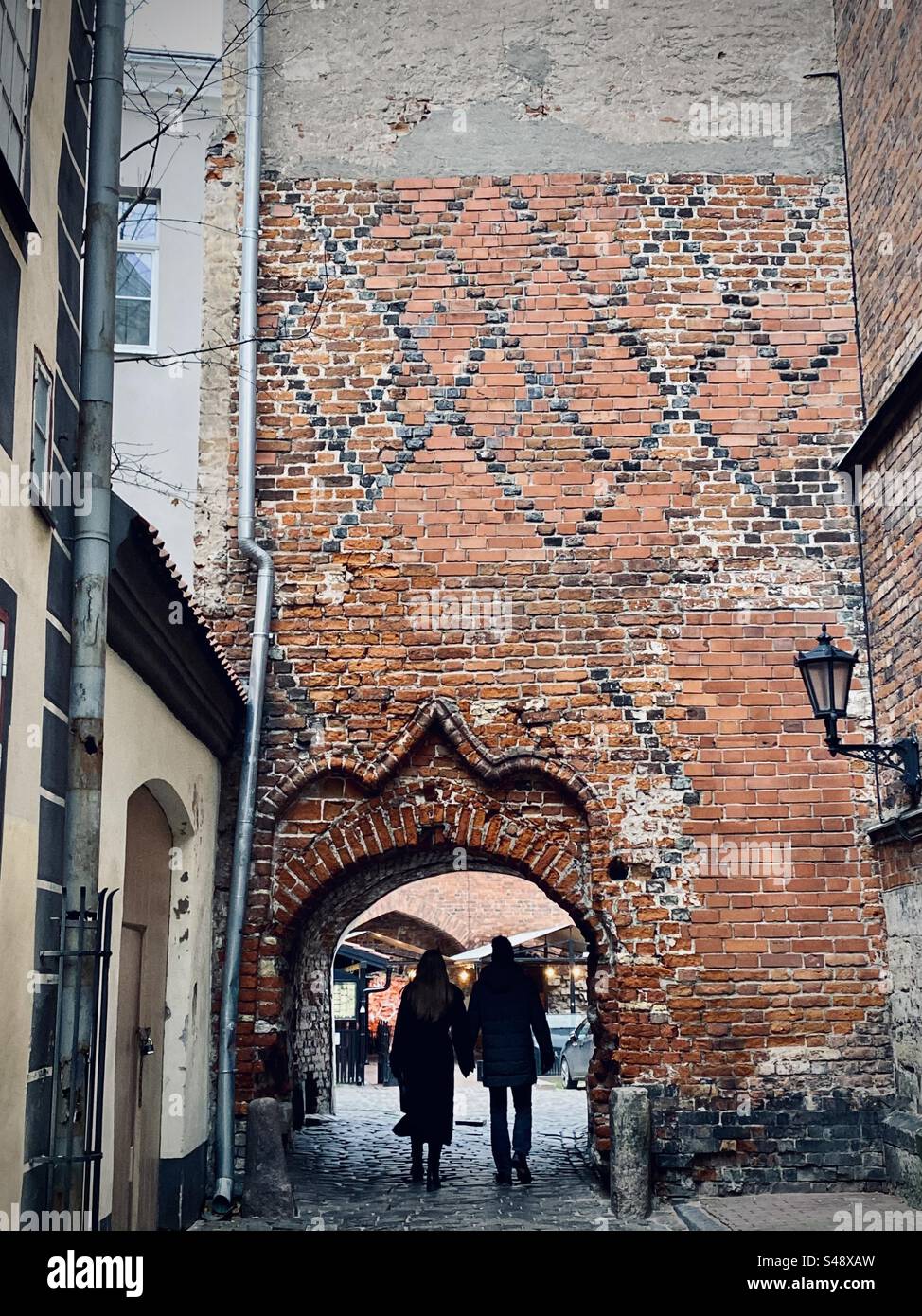 Romantic Riga - Smartphone Captured Stock Image