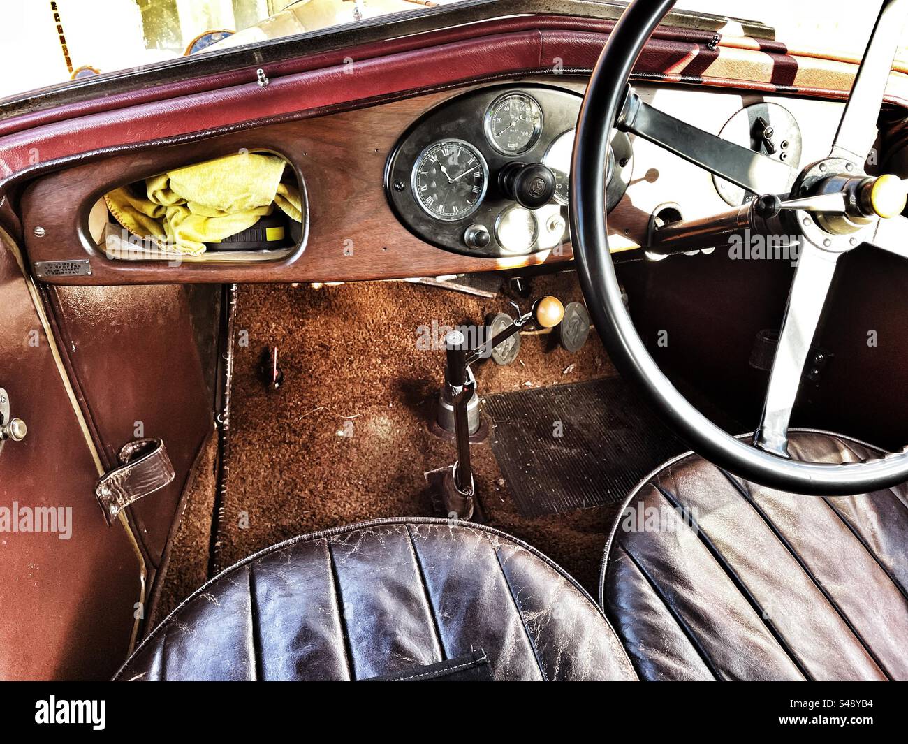 Classic Riley Interior Riley vintage car riley vintage hi-res stock photography and images - Alamy