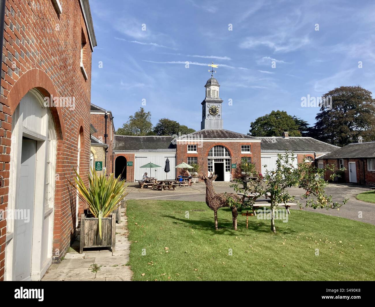 Tea room at Belmont house and gardens in Faversham Stock Photo